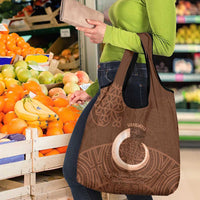 Vanuatu Indipendens Dei Grocery Bag Yumi Sand Drawing Turtle Mix Lapita LT14 - Polynesian Pride