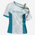 Custom New Zealand Silver Fern Football Cross Shoulder Shirt Come On All White - Polynesian Pride