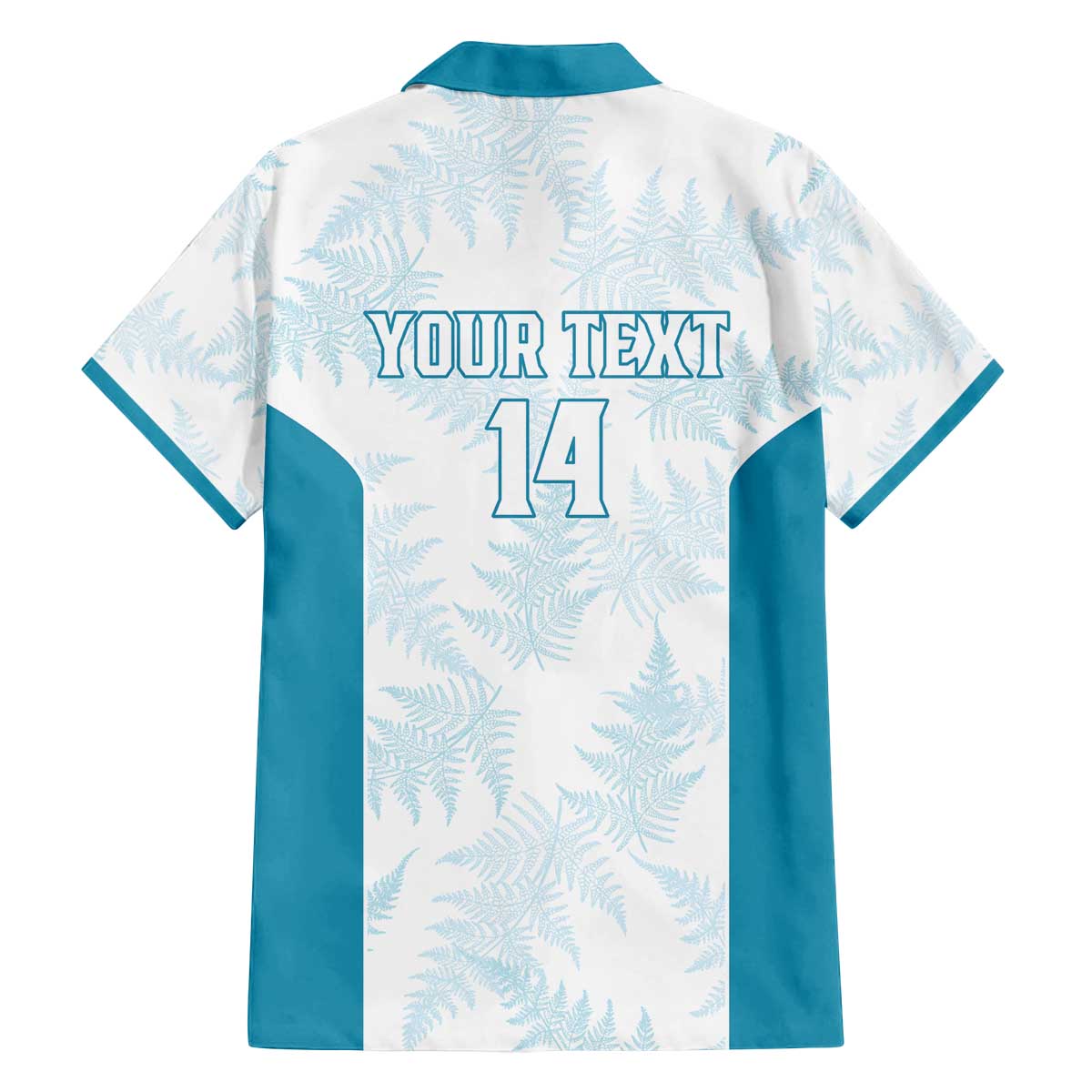 Custom New Zealand Silver Fern Football Family Matching Off The Shoulder Long Sleeve Dress and Hawaiian Shirt Come On All White