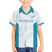 Custom New Zealand Silver Fern Football Hawaiian Shirt Come On All White