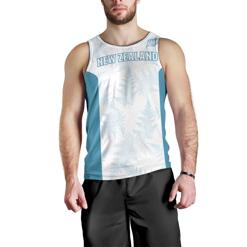 Custom New Zealand Silver Fern Football Men Tank Top Come On All White