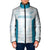 Custom New Zealand Silver Fern Football Padded Jacket Come On All White - Polynesian Pride