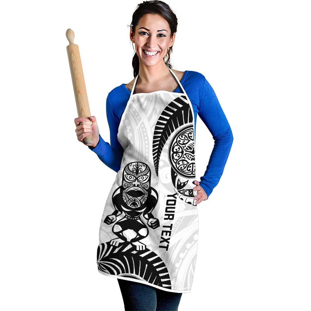 Custom Aotearoa Football Apron NZ Maori Tiki Go Champions - Polynesian Pride