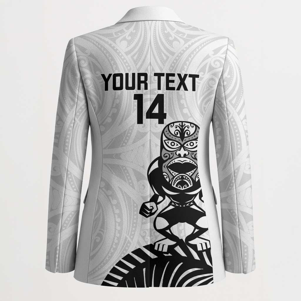 Custom Aotearoa Football Blazer NZ Maori Tiki Go Champions - Polynesian Pride