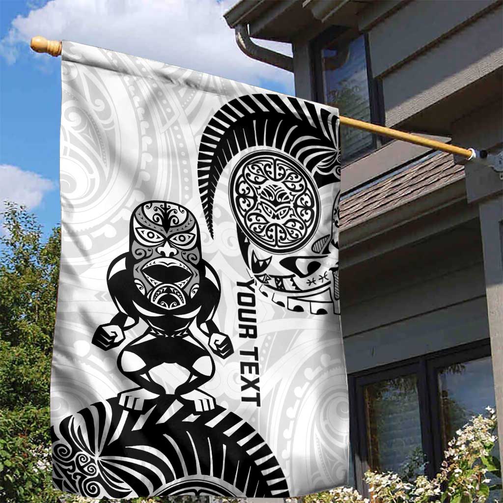 Custom Aotearoa Football Garden Flag NZ Maori Tiki Go Champions