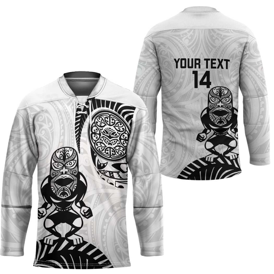 Custom Aotearoa Football Hockey Jersey NZ Maori Tiki Go Champions - Polynesian Pride