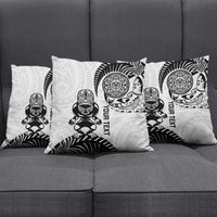 Custom Aotearoa Football Pillow Cover NZ Maori Tiki Go Champions - Polynesian Pride