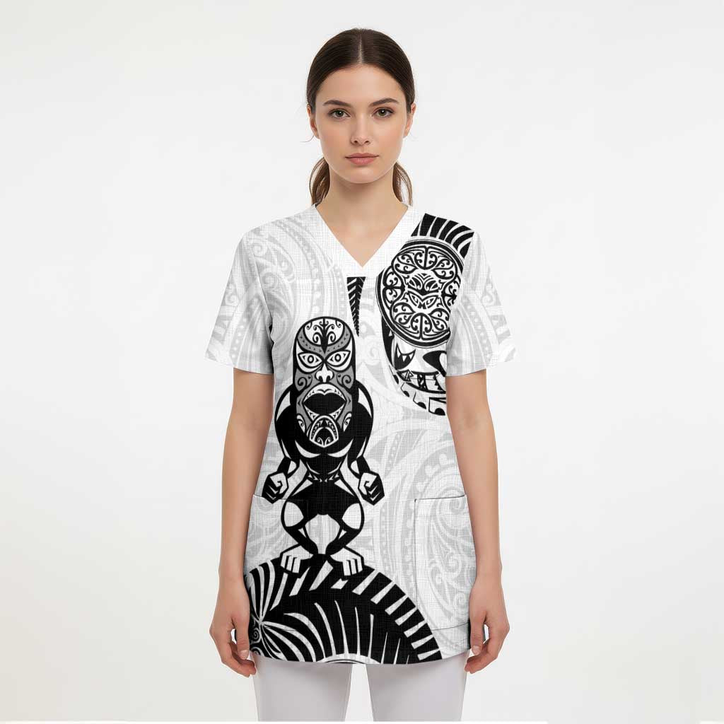 Custom Aotearoa Football Scrub Top NZ Maori Tiki Go Champions - Polynesian Pride