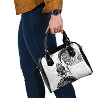 Custom Aotearoa Football Shoulder Handbag NZ Maori Tiki Go Champions