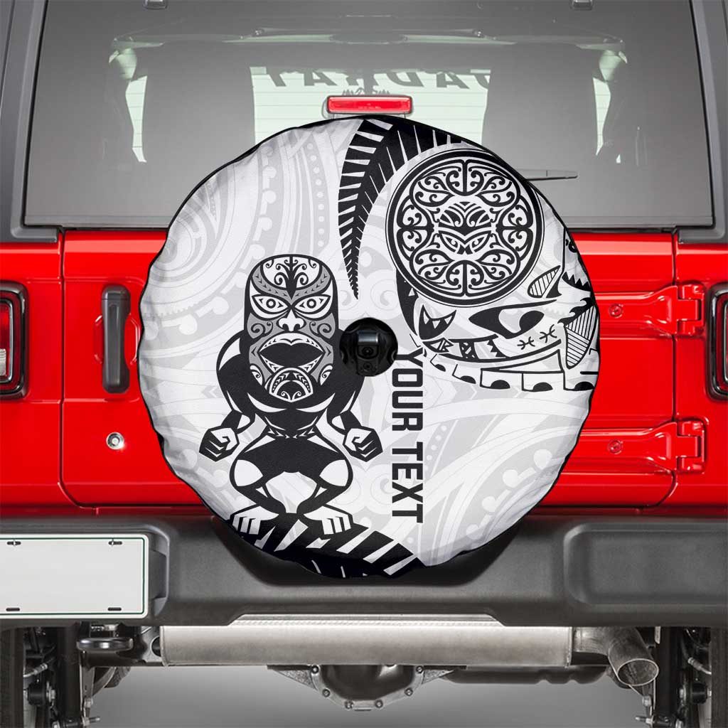 Custom Aotearoa Football Spare Tire Cover NZ Maori Tiki Go Champions