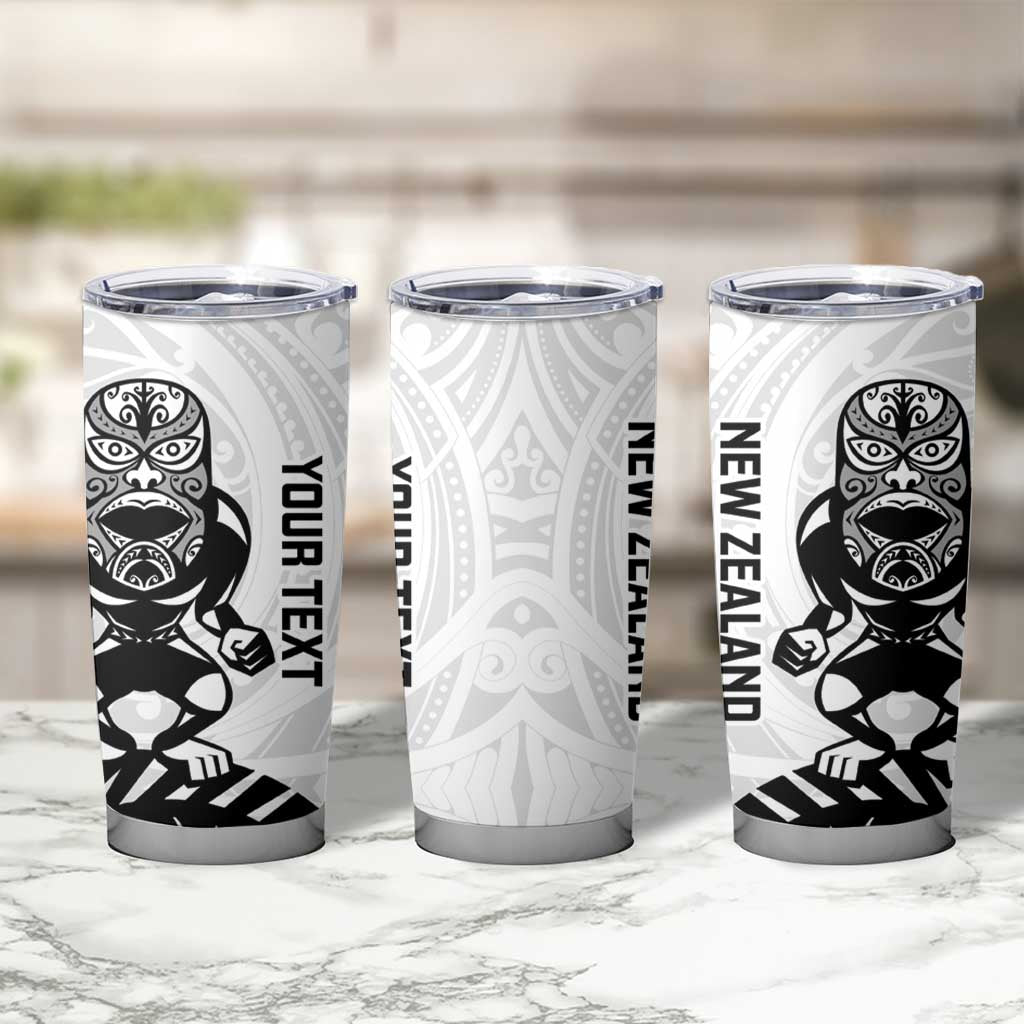 Custom Aotearoa Football Tumbler Cup NZ Maori Tiki Go Champions
