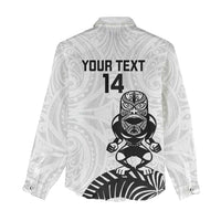 Custom Aotearoa Football Women Casual Shirt NZ Maori Tiki Go Champions