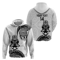 Custom Aotearoa Football Zip Hoodie NZ Maori Tiki Go Champions