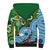 Australia And Fiji Sherpa Hoodie Aboriginal Mix Fijian Tapa Unique Style LT14 - Polynesian Pride