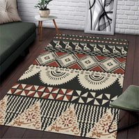Vintage Bula Fiji Masi Area Rug Fijian Tapa Cloth - Polynesian Pride