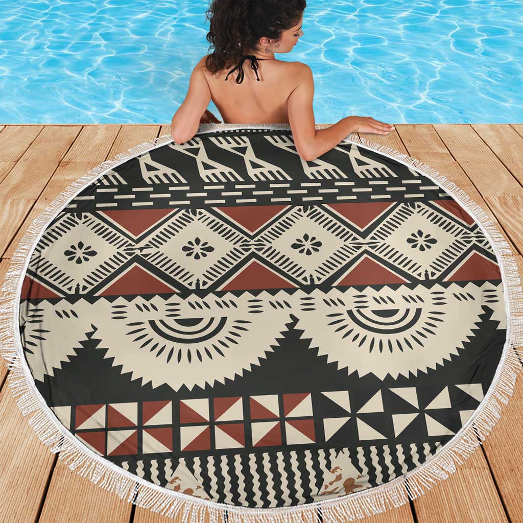 Vintage Bula Fiji Masi Beach Blanket Fijian Tapa Cloth - Polynesian Pride