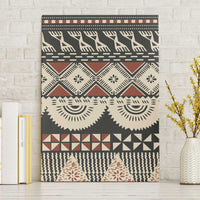 Vintage Bula Fiji Masi Canvas Wall Art Fijian Tapa Cloth - Polynesian Pride