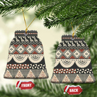 Vintage Bula Fiji Masi Ceramic Ornament Fijian Tapa Cloth - Polynesian Pride