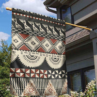 Vintage Bula Fiji Masi Garden Flag Fijian Tapa Cloth - Polynesian Pride