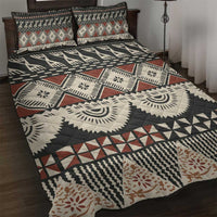 Vintage Bula Fiji Masi Quilt Bed Set Fijian Tapa Cloth - Polynesian Pride