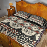 Vintage Bula Fiji Masi Quilt Bed Set Fijian Tapa Cloth - Polynesian Pride