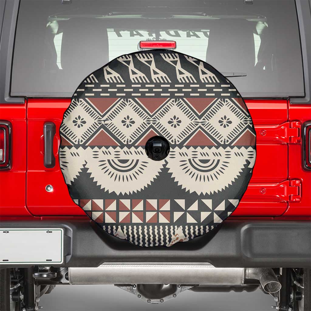 Vintage Bula Fiji Masi Spare Tire Cover Fijian Tapa Cloth - Polynesian Pride