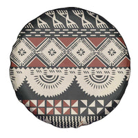 Vintage Bula Fiji Masi Spare Tire Cover Fijian Tapa Cloth - Polynesian Pride