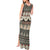 Vintage Bula Fiji Masi Tank Maxi Dress Fijian Tapa Cloth - Polynesian Pride