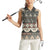 Vintage Bula Fiji Masi Women Sleeveless Polo Shirt Fijian Tapa Cloth - Polynesian Pride