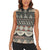Vintage Bula Fiji Masi Women Sleeveless Polo Shirt Fijian Tapa Cloth - Polynesian Pride