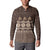 Bula Fiji Iri ni Meke Button Sweatshirt Kuvui Fijian Masi - Polynesian Pride