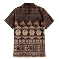 Bula Fiji Iri ni Meke Family Matching Mermaid Dress and Hawaiian Shirt Kuvui Fijian Masi - Polynesian Pride