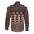 Bula Fiji Iri ni Meke Long Sleeve Button Shirt Kuvui Fijian Masi - Polynesian Pride