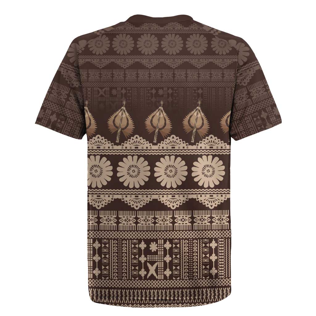 Bula Fiji Iri ni Meke Rugby Jersey Kuvui Fijian Masi - Polynesian Pride