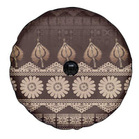 Bula Fiji Iri ni Meke Spare Tire Cover Kuvui Fijian Masi - Polynesian Pride