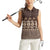 Bula Fiji Iri ni Meke Women Sleeveless Polo Shirt Kuvui Fijian Masi - Polynesian Pride