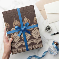 Bula Fiji Iri ni Meke Wrapping Paper Kuvui Fijian Masi LT14 - Polynesian Pride