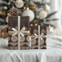 Bula Fiji Iri ni Meke Wrapping Paper Kuvui Fijian Masi LT14 - Polynesian Pride