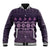 Bula Fiji Iri ni Meke Baseball Jacket Lokaloka Fijian Masi - Polynesian Pride