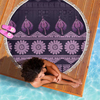 Bula Fiji Iri ni Meke Beach Blanket Lokaloka Fijian Masi - Polynesian Pride