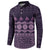 Bula Fiji Iri ni Meke Button Sweatshirt Lokaloka Fijian Masi - Polynesian Pride