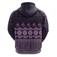 Bula Fiji Iri ni Meke Hoodie Lokaloka Fijian Masi - Polynesian Pride