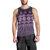 Bula Fiji Iri ni Meke Men Tank Top Lokaloka Fijian Masi - Polynesian Pride
