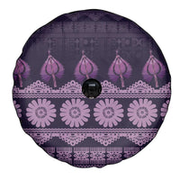 Bula Fiji Iri ni Meke Spare Tire Cover Lokaloka Fijian Masi - Polynesian Pride