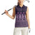 Bula Fiji Iri ni Meke Women Sleeveless Polo Shirt Lokaloka Fijian Masi - Polynesian Pride