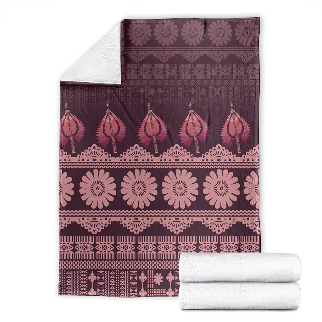 Bula Fiji Iri ni Meke Blanket Piqi Fijian Masi - Polynesian Pride