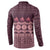 Bula Fiji Iri ni Meke Button Sweatshirt Piqi Fijian Masi - Polynesian Pride