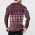 Bula Fiji Iri ni Meke Button Sweatshirt Piqi Fijian Masi - Polynesian Pride