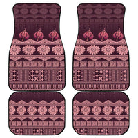 Bula Fiji Iri ni Meke Car Mats Piqi Fijian Masi - Polynesian Pride