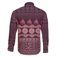 Bula Fiji Iri ni Meke Family Matching Off Shoulder Short Dress and Hawaiian Shirt Piqi Fijian Masi - Polynesian Pride